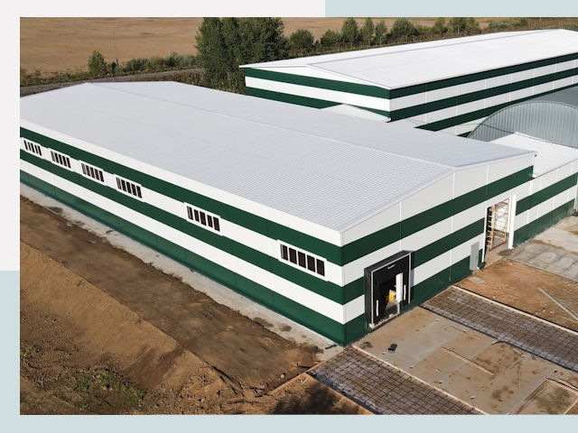 Строительство овощехранилищ в Новотроицке