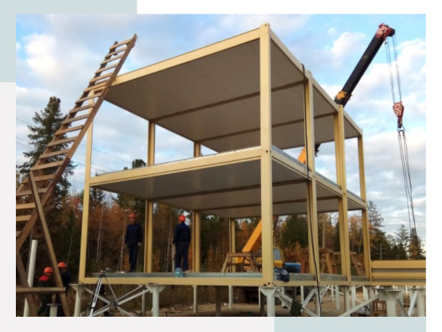 Строительство модульных здания Новотроицк