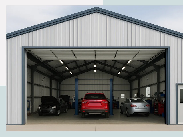 Ангары из сэндвич панелей от 628 руб. в Новотроицк