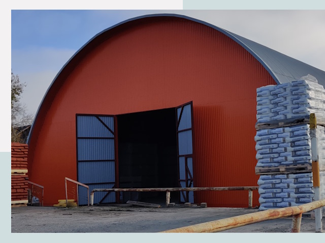 Полукруглые ангары по цене от 628 руб. в Новотроицк