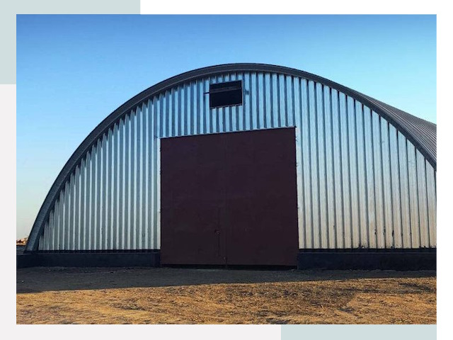 Арочные ангары в Новотроицке