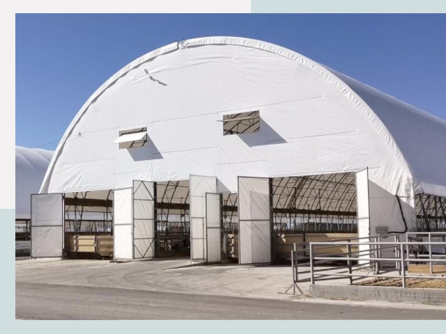 Тентовые ангары по цене 628 руб. в Новотроицк