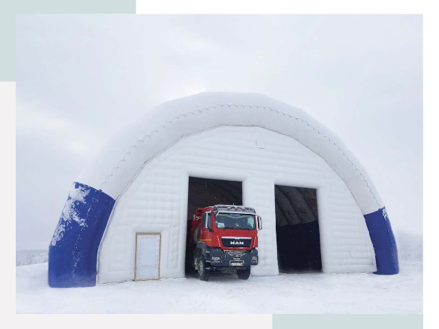 Мобильные ангары в Новотроицке