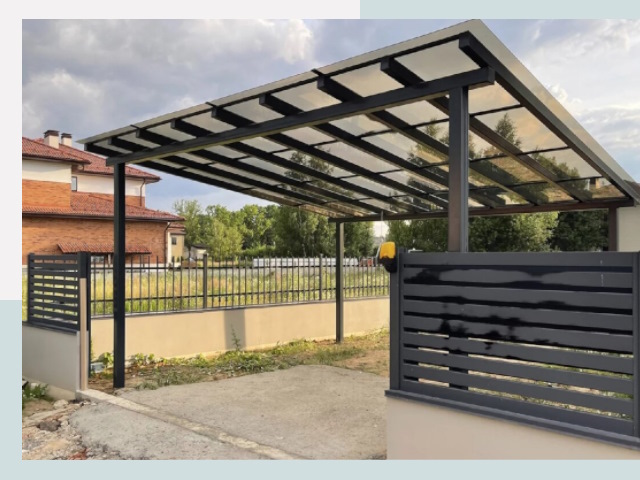 Металлические навесы в Новотроицк от 628 руб. за м²