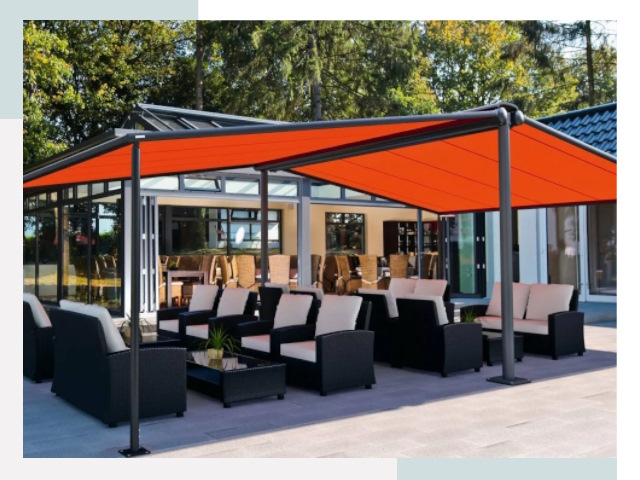 Навесы для кафе и ресторанов в Новотроицке