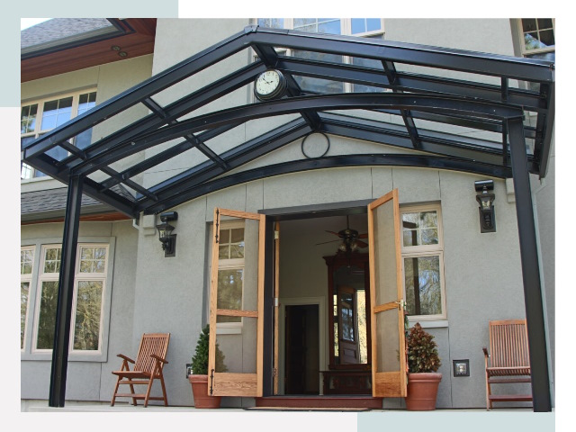 Козырьки металлические в Новотроицке