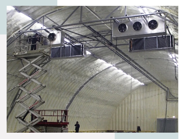 Оснащение ангаров в Новотроицке