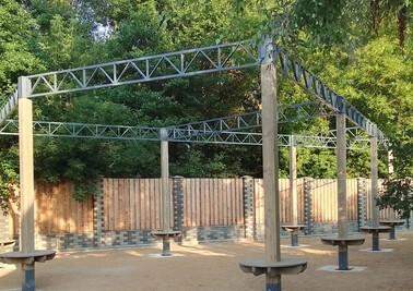 Терраса из металлоконструкций под ключ, проектирование, изготовление и монтаж от СтальСтрой-Нвт